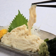 汲み上げ生湯葉のお刺身