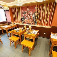 料理はもちろん、店内の雰囲気も楽しめる♪