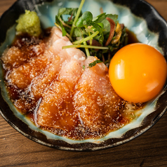 鶏ユッケ