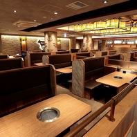 広々とした店内でゆったりとお過ごし頂けます♪