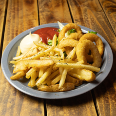 オニオンリング&ポテトフライ