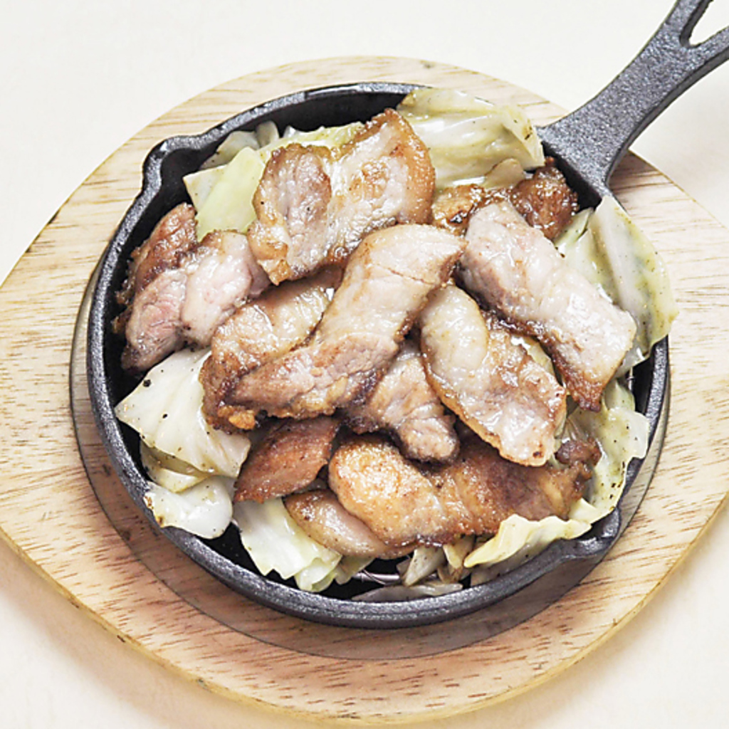 ガッツリメニューもお任せください。