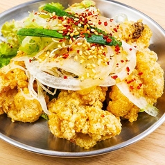 焼肉屋ならでは！国産牛ホルモンの韓国ティギムの写真