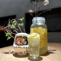 笑い鶏秘伝の自家製レモンサワー