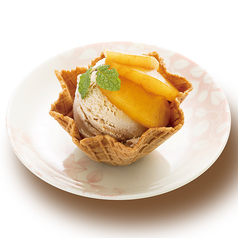 キャラメルりんごアイス