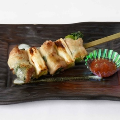 菜の花の肉巻き串