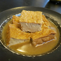 旨味がしみ込んだ厚揚げ