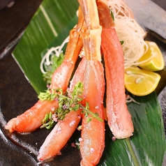 ムキズワイガニのお刺身