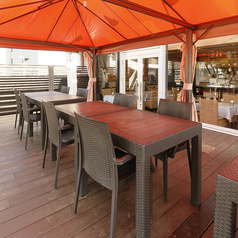 解放感のあるテラス席で少し大人のPARTYを♪