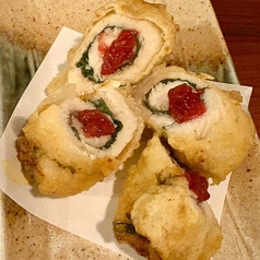 大葉梅肉のささみ巻き