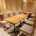 6人様の為のテーブルもあります☆