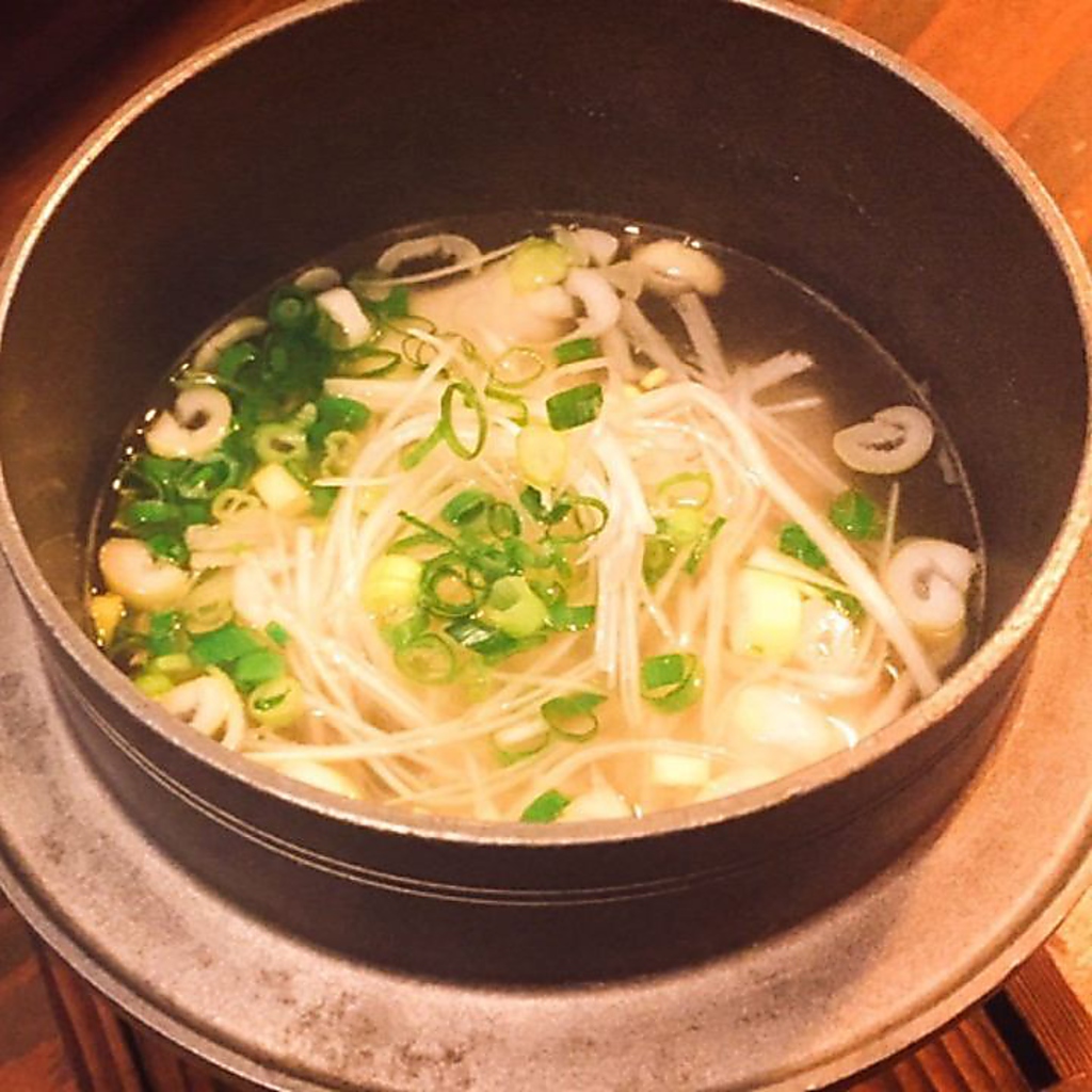 一会名物 『鶏白湯スープの手作り炊き餃子～とやまポーク使用～』 