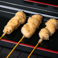 女性がパクッと一口で食べれる焼き鳥・串カツ