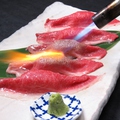 料理メニュー写真 仙台牛の炙り寿司　５貫