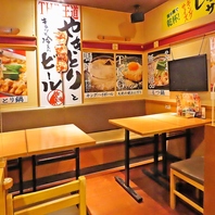 ★人気のテーブル席★