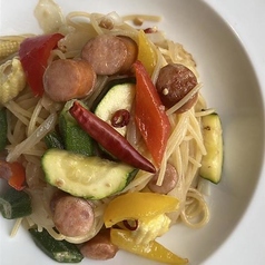 夏野菜のペペロンチーノ