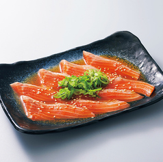 レバ刺しみたいなサーモン