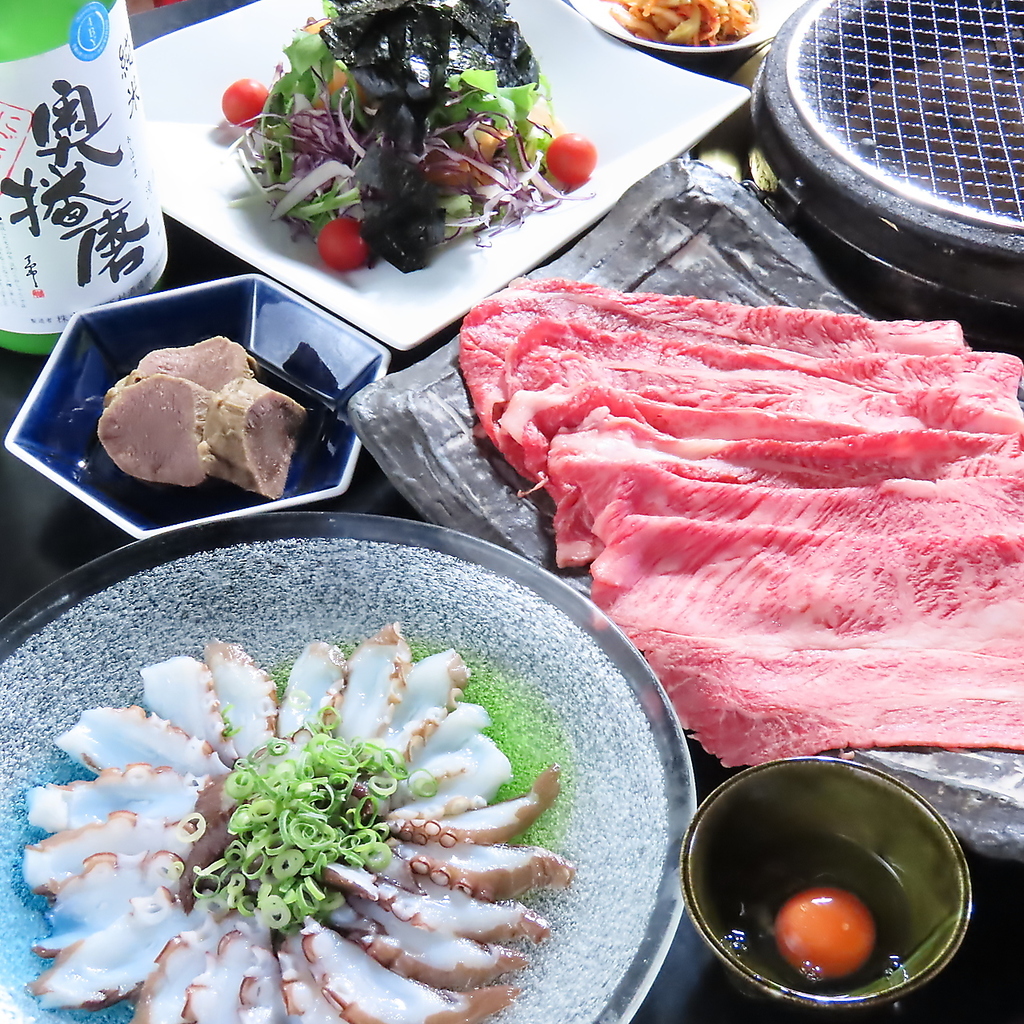 肉×海鮮×2時間飲み放題を堪能できるコースは会社宴会・女子会・歓送迎会など各種宴会におすすめ♪