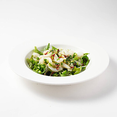 イカの塩味炒め