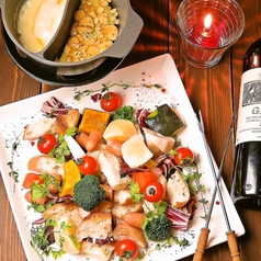 チーズフォンデュ&ガーリックオイルフォンデュ セット