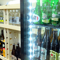 充実したお酒のラインナップがアテと合う！