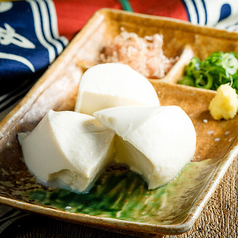 冷たい手作り豆富