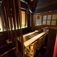 カーテンで仕切れる半個室★