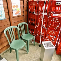 喫煙場所のご用意もございます