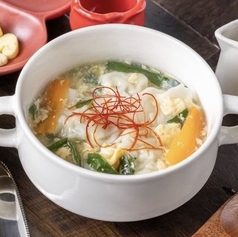 たっぷり水餃子のたまごスープ