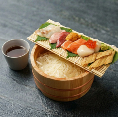 〈特選〉涼風木桶そうめん
