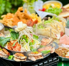 THE ROOFTOP BBQ ビアガーデン なんばパークス店のコース写真