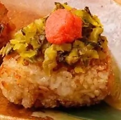 焼きおにぎり 高菜明太子