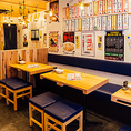 2階建ての大型店舗！1階席はカウンターメイン、2階席はテーブル席で宴会も！待ち合わせにも便利な大衆酒場が札幌駅チカに♪二軒目にも便利！