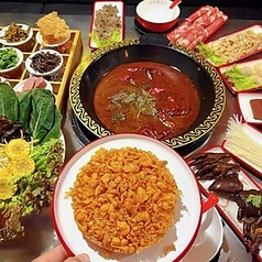 四川火鍋（魚鍋、焼魚）専門店のコース写真