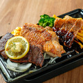 料理メニュー写真&nbsp;ヒロシの肉祭りコンボ定食