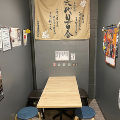 少し奥まった感じのお席ですが、モバイルオーダーにも対応しているので注文も容易です。