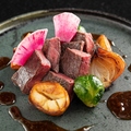 料理メニュー写真 宮崎県産 黒毛和牛の低温調理ステーキ