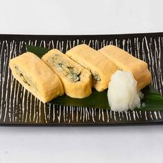 シラスと三つ葉の出汁巻き玉子