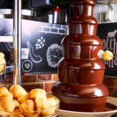 大人気！チョコファウンテン