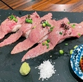 料理メニュー写真 黒毛和牛　炙り肉寿司