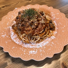 エゾ鹿のミートソースパスタ