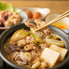 大山地鶏と旬野菜のすき鍋