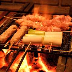 備長炭炭火焼き！おすすめは焼き鳥盛り合わせ♪