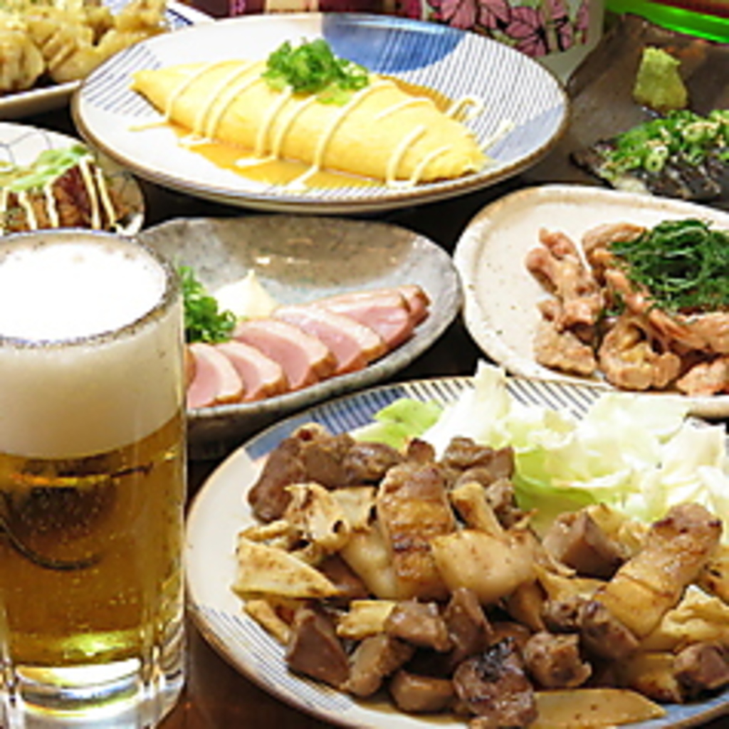 100種類以上のドリンク120分飲み放題付・人気メニュー12品が堪能できるgojigojiコース3300円(税込)♪