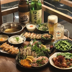 泉中央餃子酒場 福のコース写真