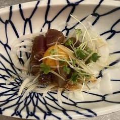 かつおのユッケ