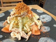 蒸し鶏とモッツァレラチーズのpaoサラダ(醤油麹ドレッシング)