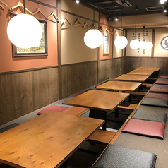 【最大38名様】団体様大歓迎！最大38名様までOK！お客様の人数に合わせたお席で、是非飲み会や宴会をお楽しみください。ご予約をお待ちしております。