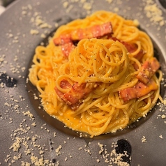 クリームソースパスタ