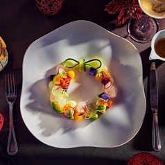 オーベルジュフレンチの森 La Roseのコース写真